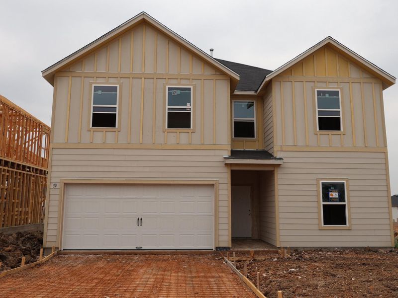 In-progress construction of a new home in Cascades at Onion Creek, Austin, TX (Image 3).