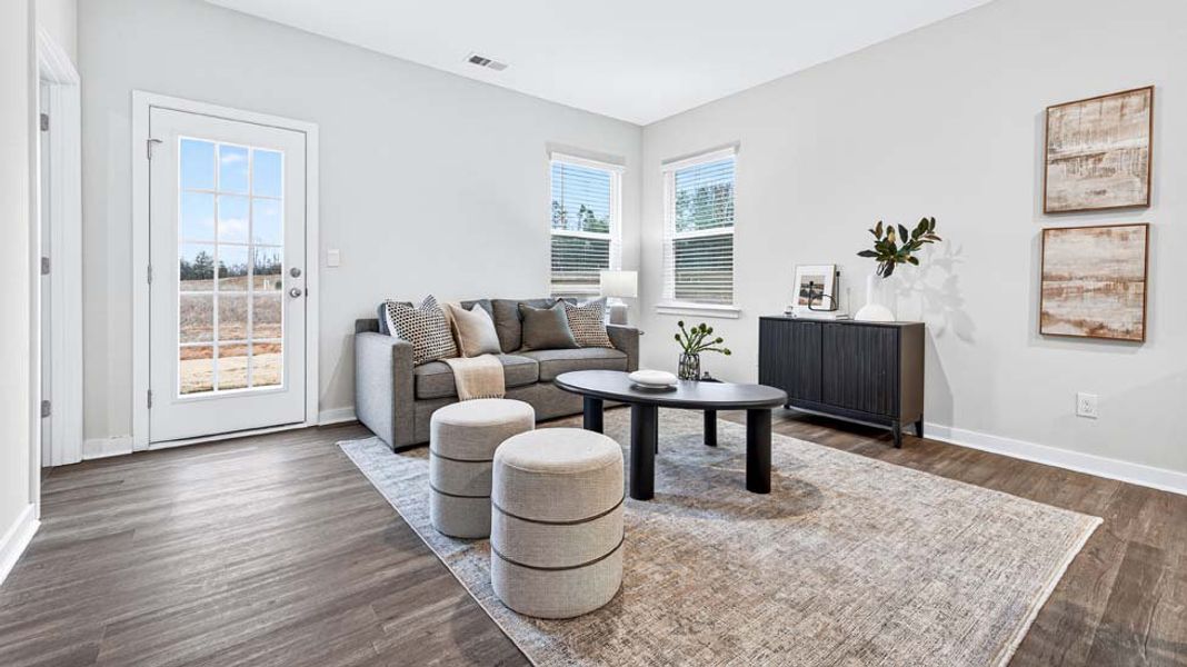 Furnished interior view inside a new home in The Hamptons at Hickory, Hickory (Image 6). Furnished interior view inside a new home in The Hamptons at Hickory, Hickory (Image 6).