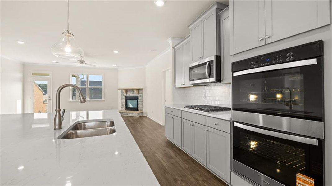 Furnished interior view inside a new home in Westland, Bogart (Image 8). Furnished interior view inside a new home in Westland, Bogart (Image 8).