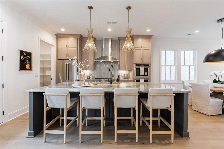 Furnished interior view inside a new home in , Alpharetta (Image 5).