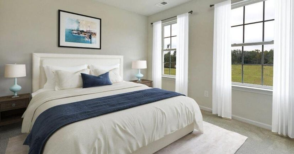 Furnished interior view inside a new home in Sweetgrass at Summers Corner, Summerville (Image 5).