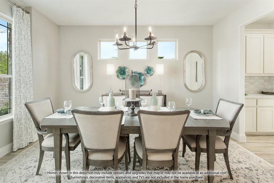 Furnished interior view inside a new home in West Crossing, Anna (Image 6).