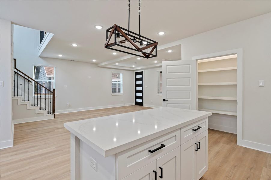 Furnished interior view inside a new home in , Houston (Image 10).