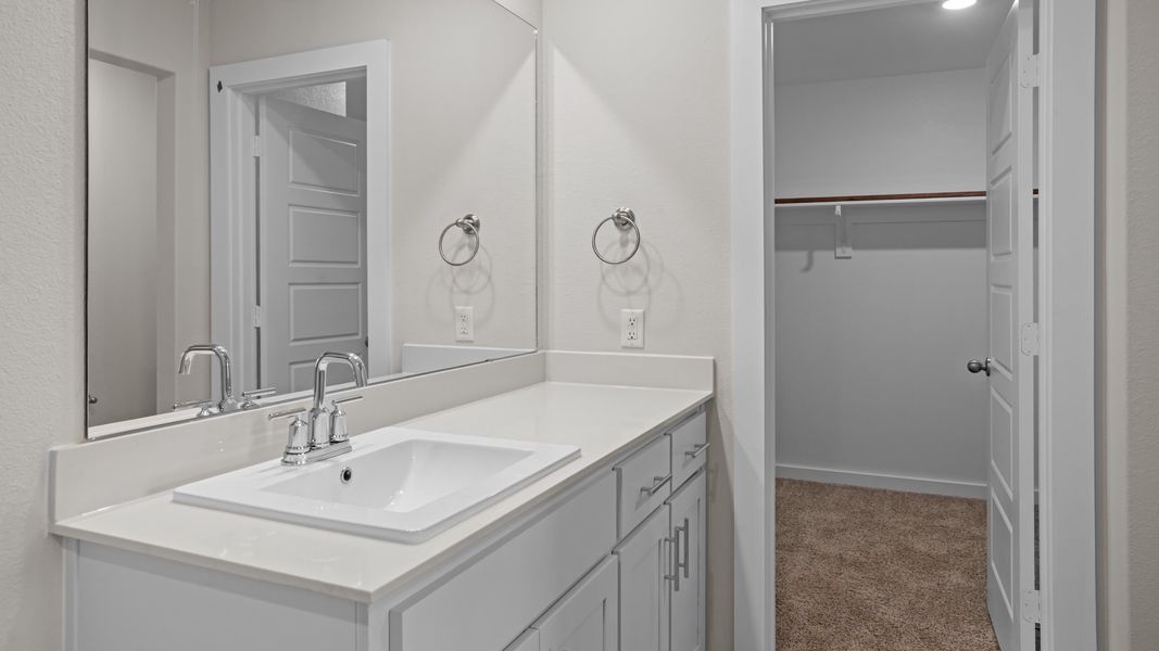 Representative furnished interior of a home built from the GLENDALE by D.R. Horton in Hampton Hills, Abilene (Image 7). Representative furnished interior of a home built from the GLENDALE by D.R. Horton in Hampton Hills, Abilene (Image 7).