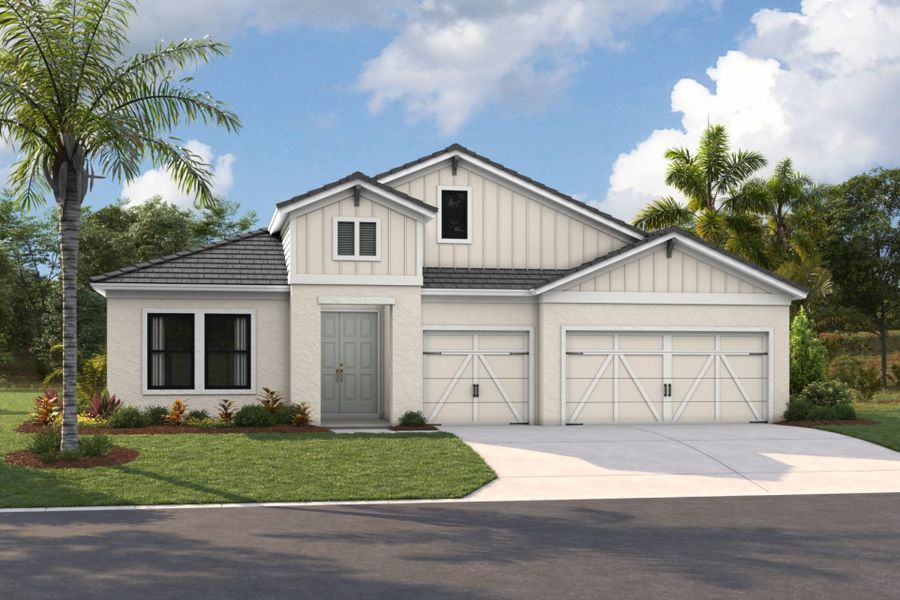 Front exterior of a home in the Pasadena Ridge community, located in Pasadena Hills, FL (Image 5).