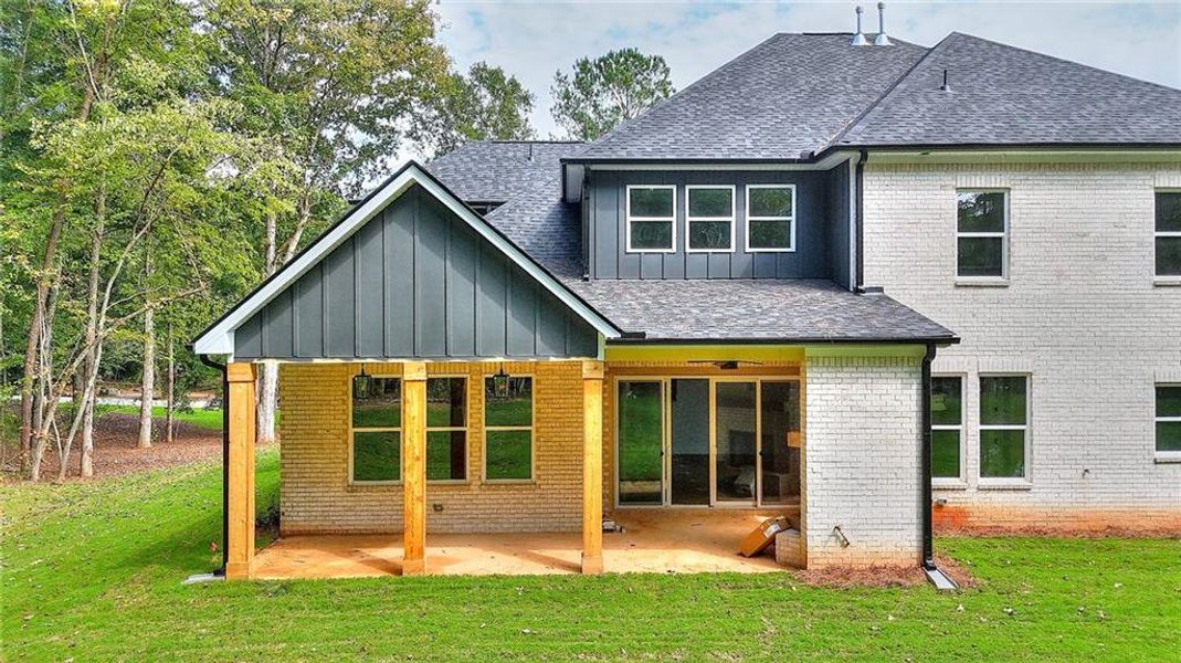 Exterior details and patio area of a home in , Monroe (Image 21). Exterior details and patio area of a home in , Monroe (Image 21).