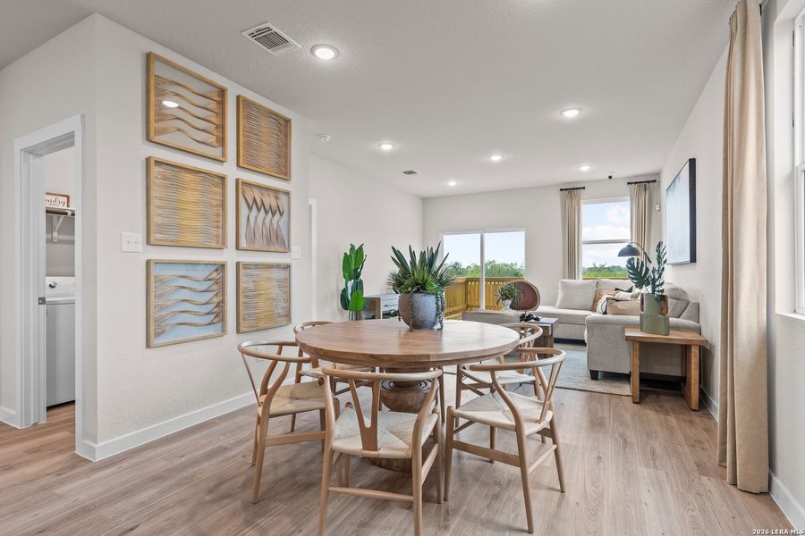 Furnished interior view inside a new home in Park Place, New Braunfels (Image 12).
