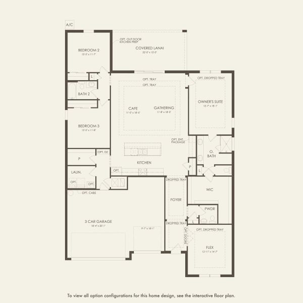 2D floor plan layout for the Mahogany by Pulte Homes in Lakehaven Estates, Clermont, FL (Image 3). 2D floor plan layout for the Mahogany by Pulte Homes in Lakehaven Estates, Clermont, FL (Image 3).