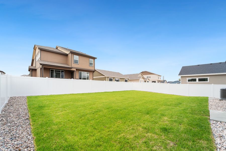 Exterior details and patio area of a home in Union Colony West, Greeley (Image 4).