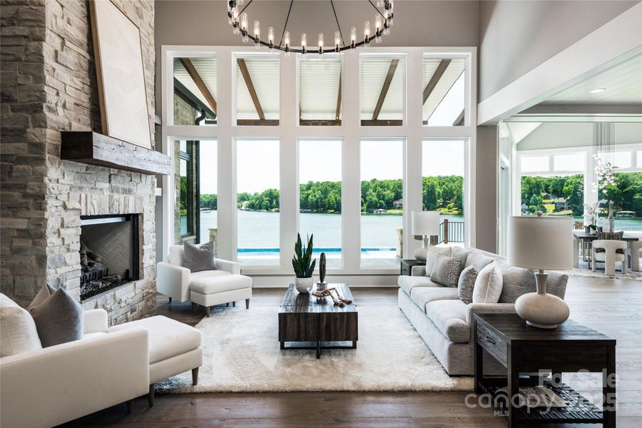 Furnished interior view inside a new home in , Mooresville (Image 3). Furnished interior view inside a new home in , Mooresville (Image 3).