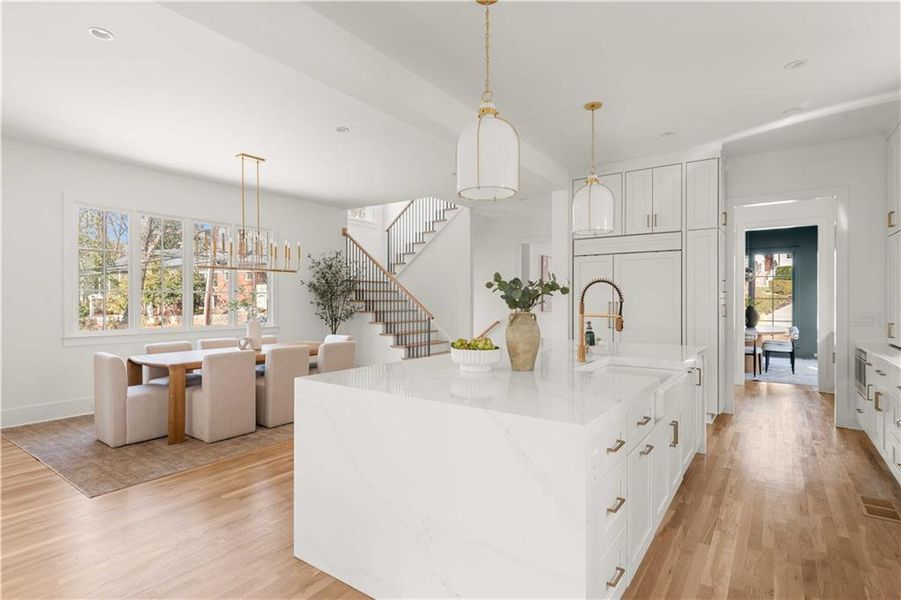 Furnished interior view inside a new home in , Atlanta (Image 15). Furnished interior view inside a new home in , Atlanta (Image 15).