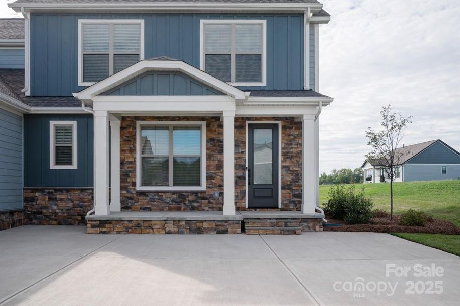 Front exterior of a new home in , Rock Hill, SC, highlighting curb appeal (Image 24). Front exterior of a new home in , Rock Hill, SC, highlighting curb appeal (Image 24).