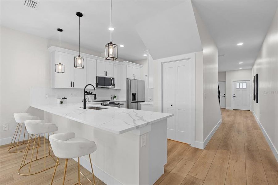 Furnished interior view inside a new home in , Tampa (Image 20).