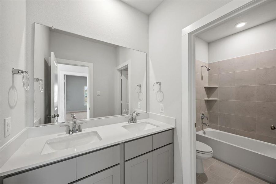 Furnished interior view inside a new home in Overland Grove, Heath (Image 7).