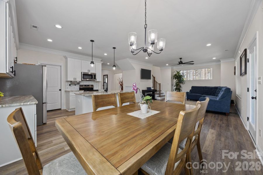 Furnished interior view inside a new home in , Monroe (Image 18).