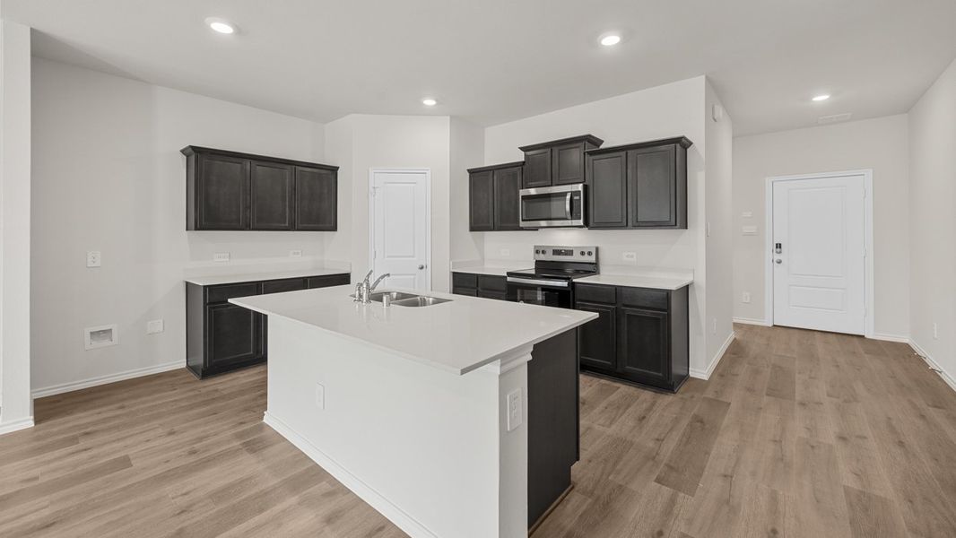 Furnished interior view inside a new home in Crane Crossing, Crandall (Image 6).