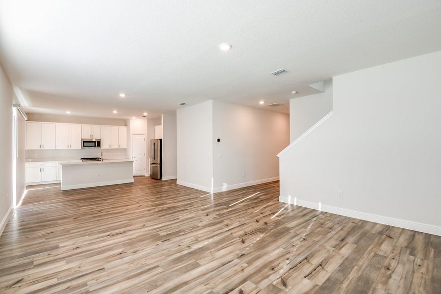 Representative unfurnished interior of a home built from the Amelia by Casa Fresca Homes in Mirada, San Antonio (Image 13).