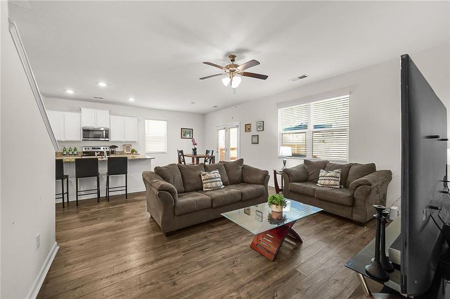 Furnished interior view inside a new home in The Greens at Thompson Creek, Hampton (Image 9).
