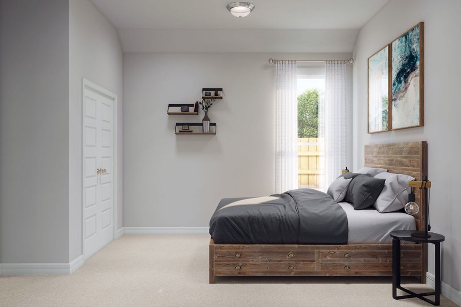 Furnished interior view inside a new home in Woodson’s Reserve, Spring (Image 5).