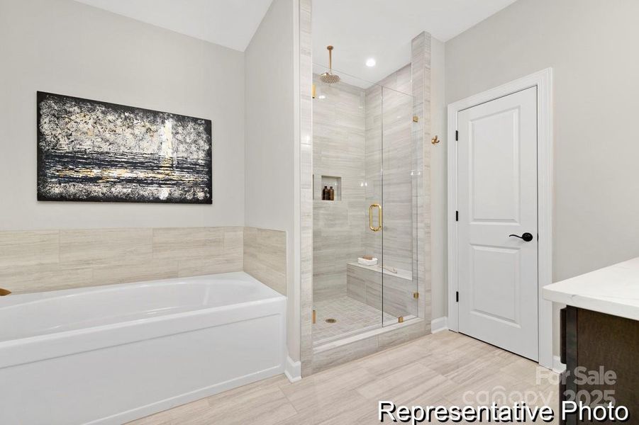 Furnished interior view inside a new home in , Monroe (Image 13).