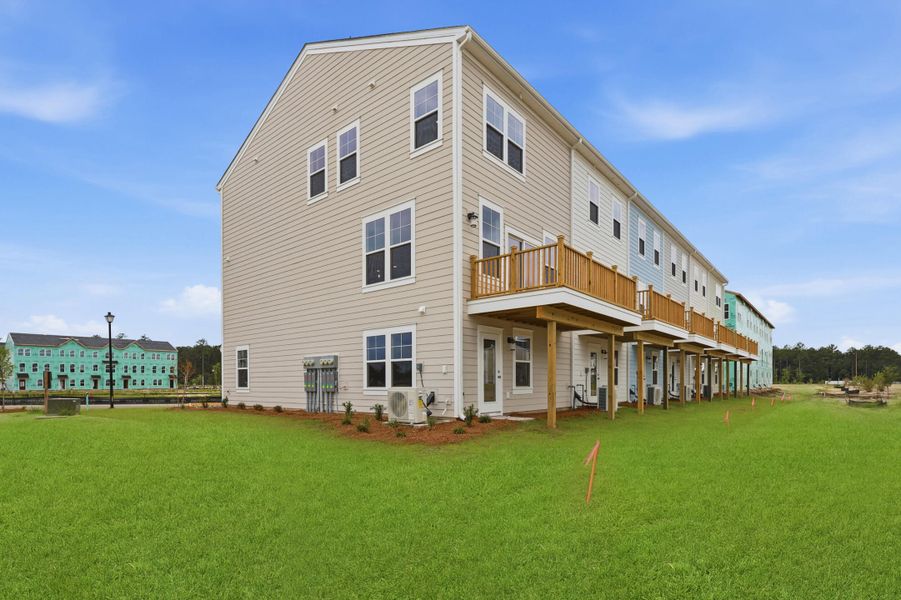 Exterior details and patio area of a home in , Summerville (Image 23).