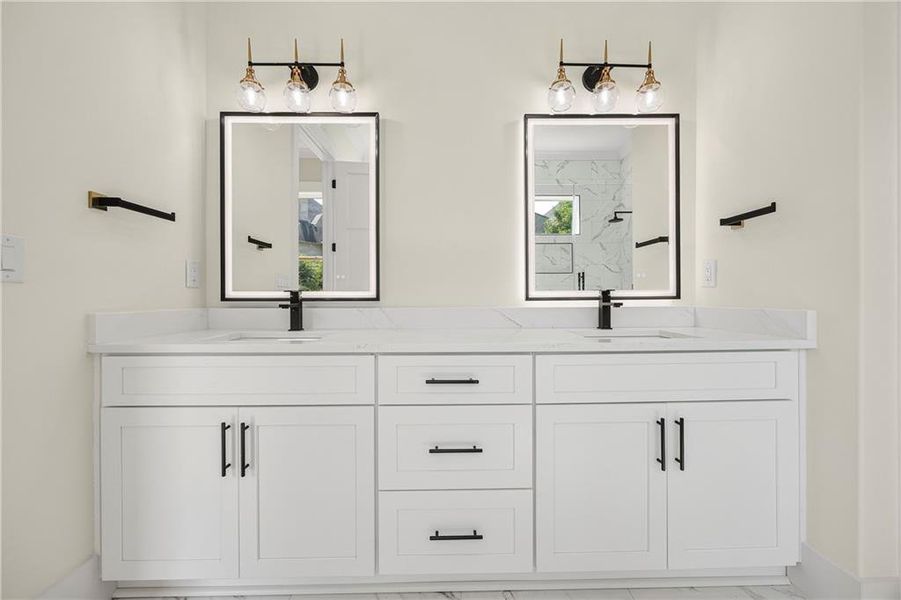 Furnished interior view inside a new home in , Marietta (Image 19).