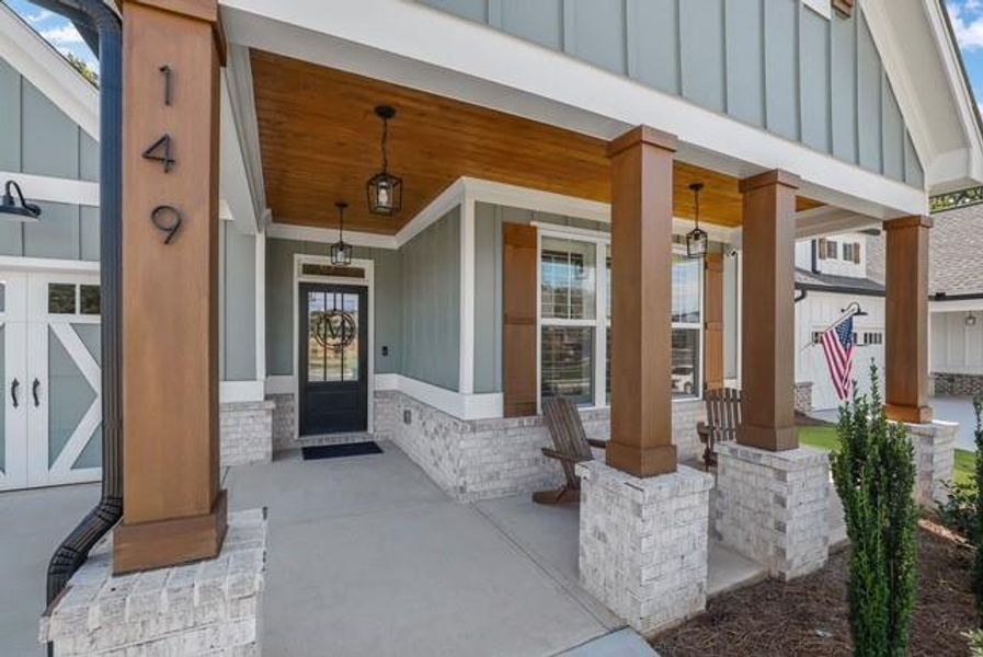 Exterior details and patio area of a home in , Canton (Image 3).