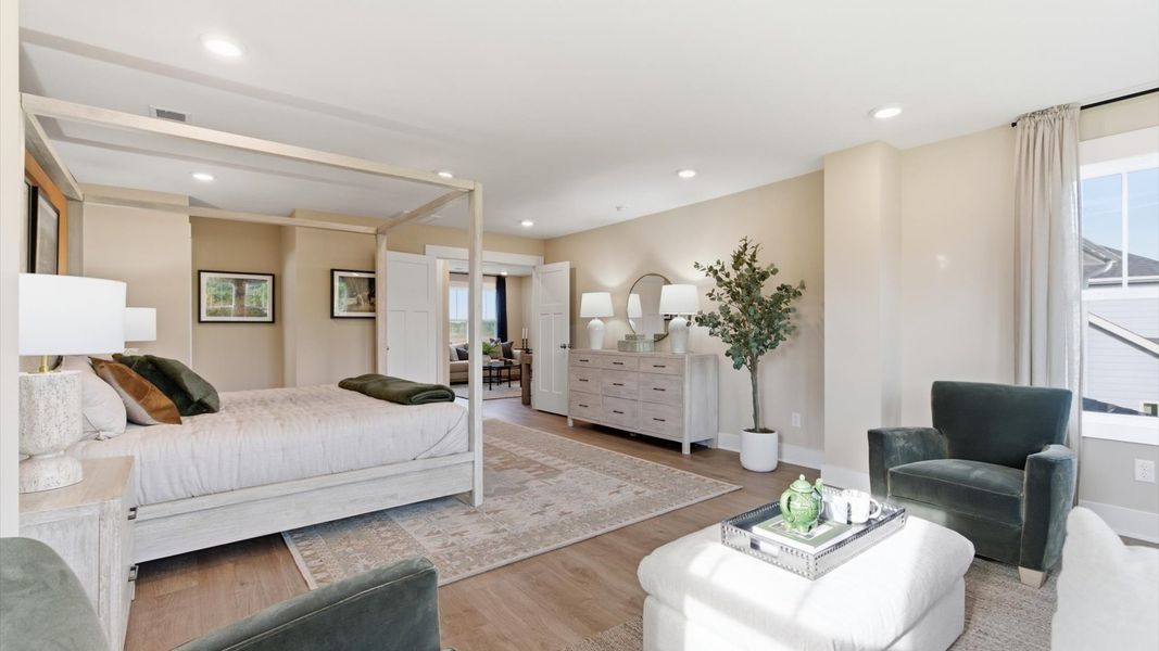 Representative furnished interior of a home built from the Arlington by DRB Homes in Benjamin's Grove, Woodruff (Image 45).
