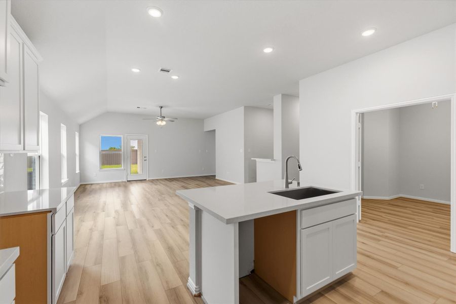 Furnished interior view inside a new home in Brookewater, Rosenberg (Image 12).