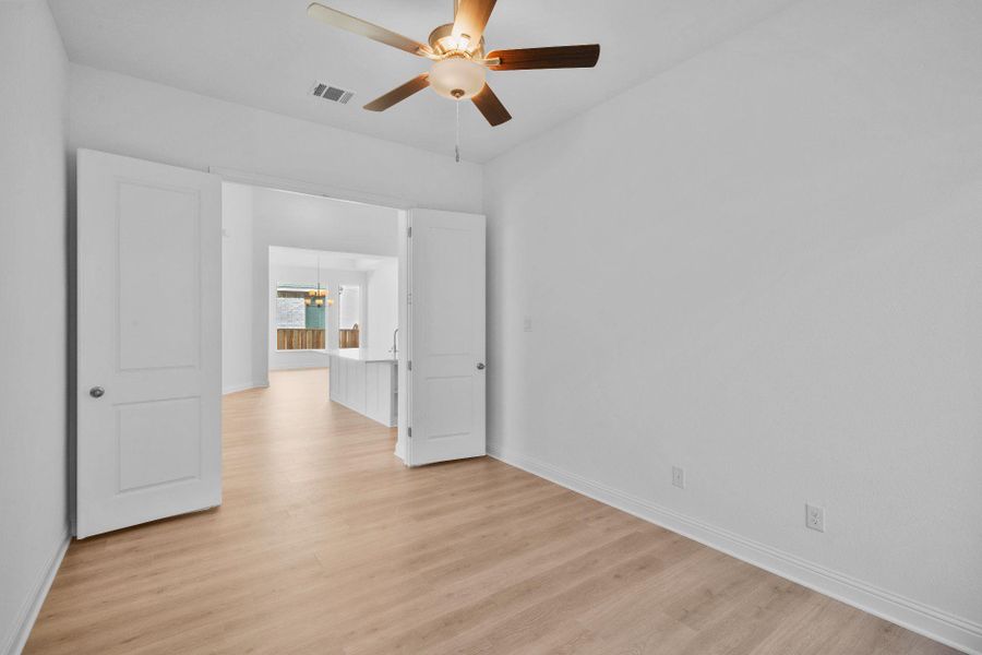 Double Doors in Study