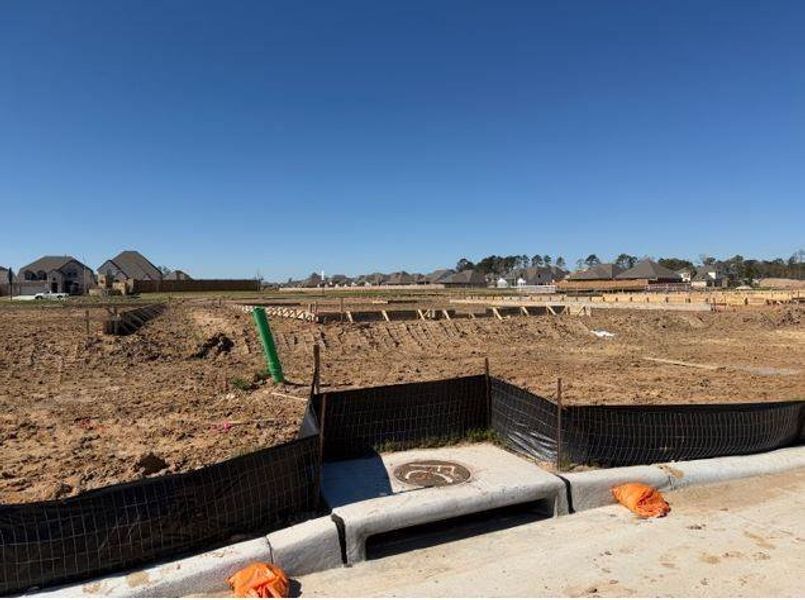 Site preparation for new homesites in The Meadows at Imperial Oaks, Conroe (Image 4). Site preparation for new homesites in The Meadows at Imperial Oaks, Conroe (Image 4).