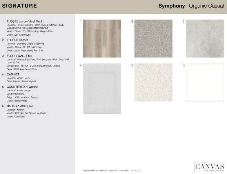 21918 Tamworth Hollow Trail design selections! This home is currently under construction and selections are subject to change.