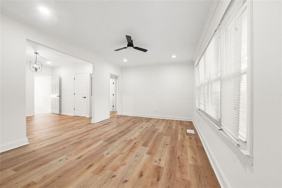 Spacious, unfurnished interior of a new home in , Atlanta (Image 13). Spacious, unfurnished interior of a new home in , Atlanta (Image 13).