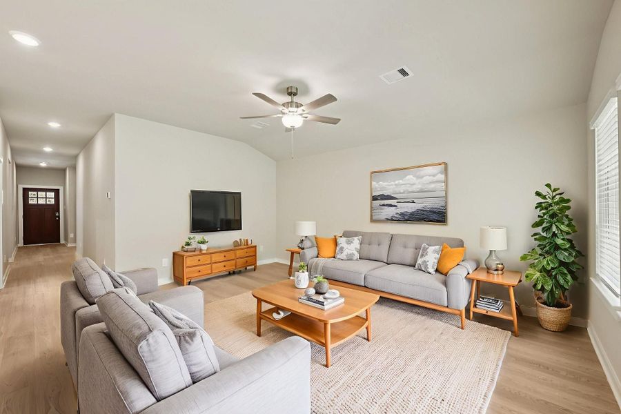 Photo is not of the actual home but is an inspirational photo of builder’s model home and may depict options, furnishings, and/or decorator features that are not included.