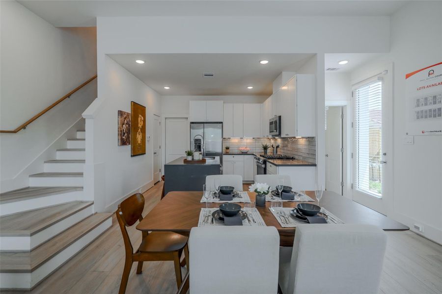 Furnished interior view inside a new home in Paul Quinn Court, Houston (Image 7). Furnished interior view inside a new home in Paul Quinn Court, Houston (Image 7).