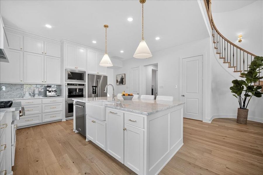 Furnished interior view inside a new home in , Frisco (Image 7).