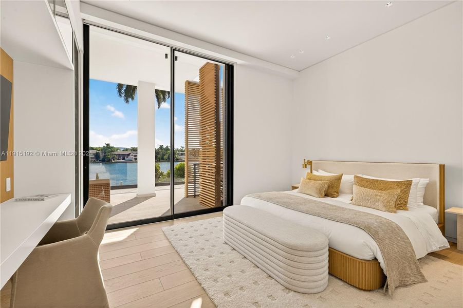 Furnished interior view inside a new home in , Miami Beach (Image 5). Furnished interior view inside a new home in , Miami Beach (Image 5).