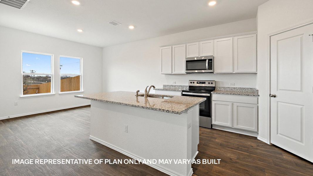 Furnished interior view inside a new home in Palomino, Manor (Image 12).