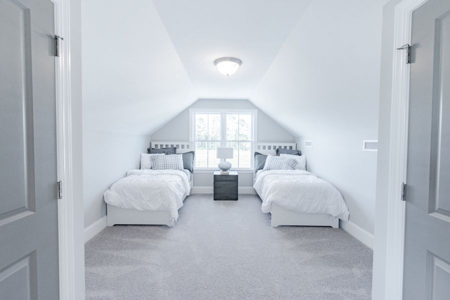 Representative furnished interior of a home built from the Helmsley by Bill Clark Homes in Sidbury Landing, Wilmington (Image 26).
