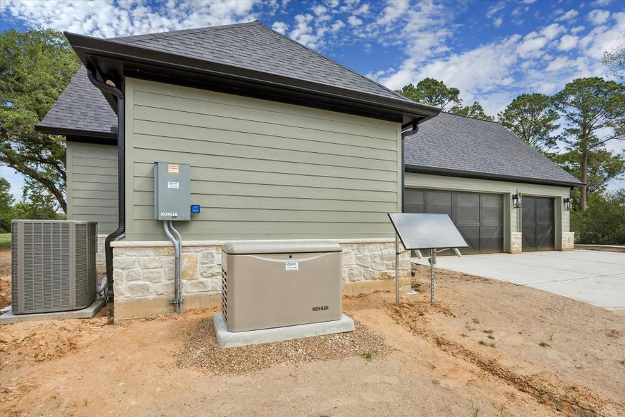 Kohler Generator entire house generator included.