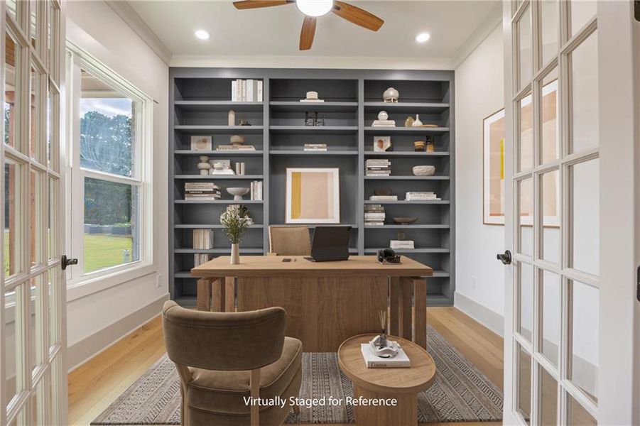 Furnished interior view inside a new home in , Winder (Image 9).