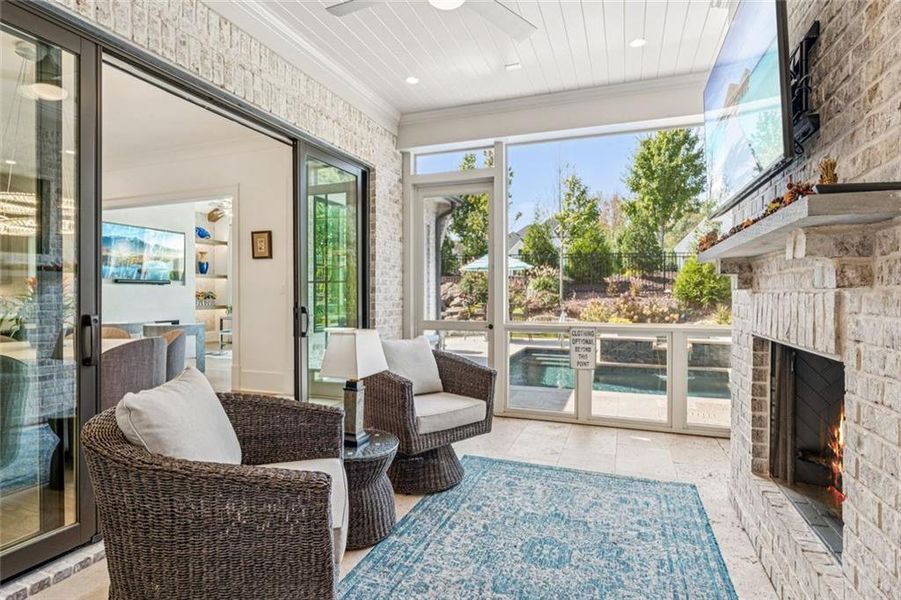 Exterior details and patio area of a home in , Alpharetta (Image 4).