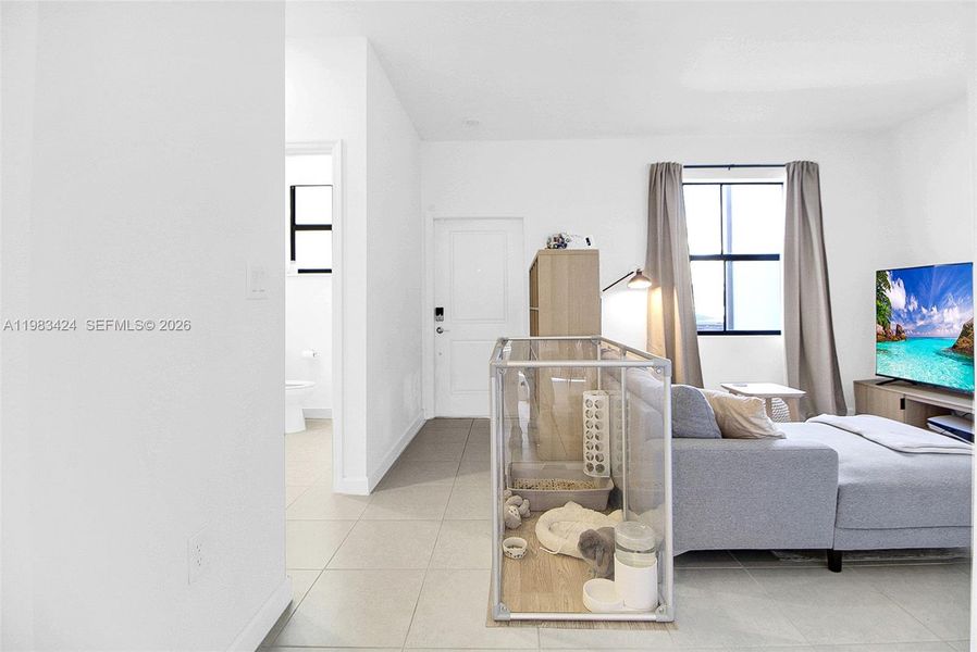 Furnished interior view inside a new home in , Homestead (Image 6). Furnished interior view inside a new home in , Homestead (Image 6).