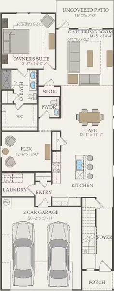 Pulte Homes, Gustine floor plan Pulte Homes, Gustine floor plan