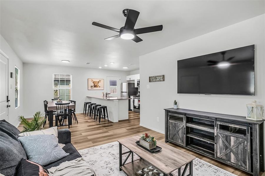 Furnished interior view inside a new home in , Bonham (Image 17). Furnished interior view inside a new home in , Bonham (Image 17).