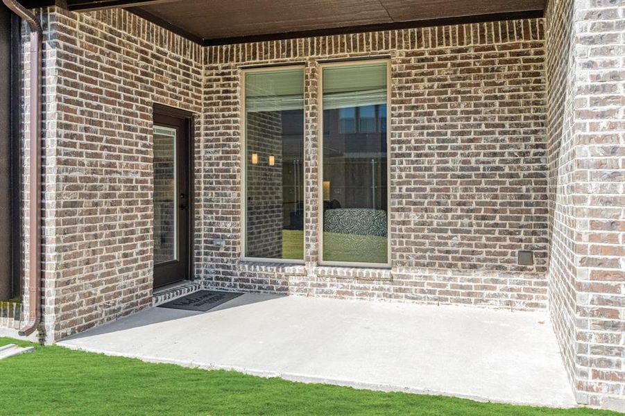 Exterior details and patio area of a home in Ridge Ranch Classic 50, Mesquite (Image 4). Exterior details and patio area of a home in Ridge Ranch Classic 50, Mesquite (Image 4).