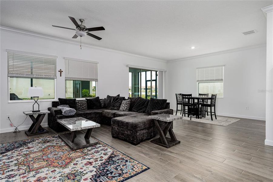 Furnished interior view inside a new home in Southshore Bay Active Adult, Wimauma (Image 6).