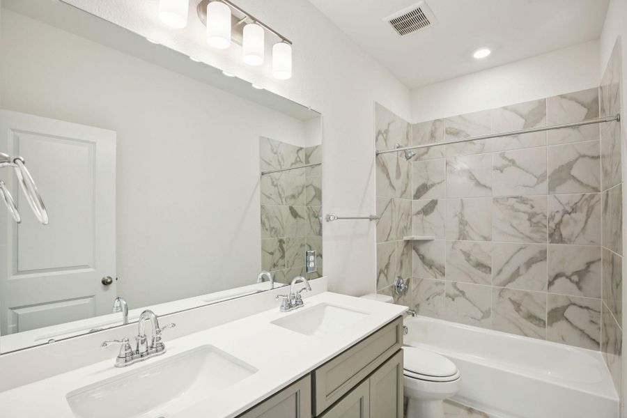 Furnished interior view inside a new home in , Magnolia (Image 11).