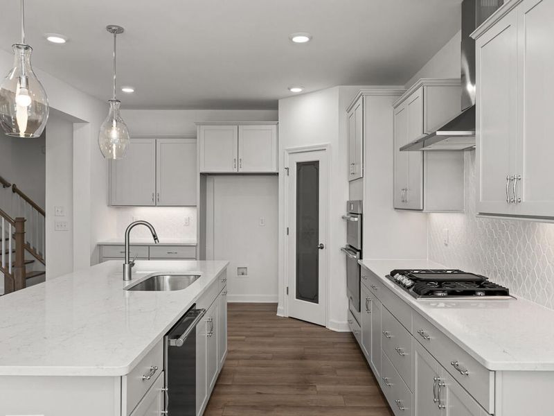 Furnished interior view inside a new home in Tobacco Road, Angier (Image 7).
