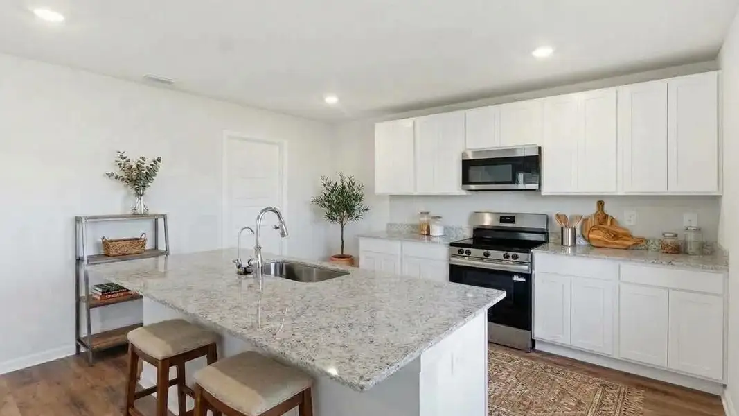Furnished interior view inside a new home in Wesley Park, Crawfordville (Image 4).